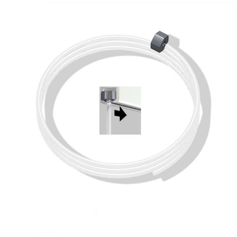 Artiteq Perlon Cord with Hexglider 'Crystal Clear’ - 2.0 mm Ø