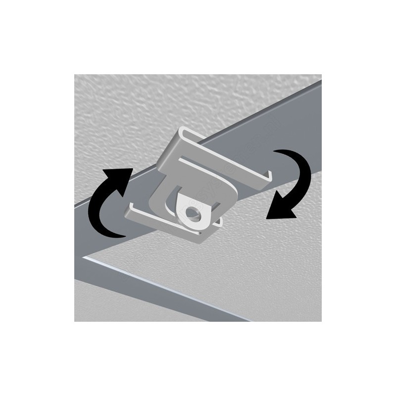 Geckoteq Ceiling clip white metal - 7kg