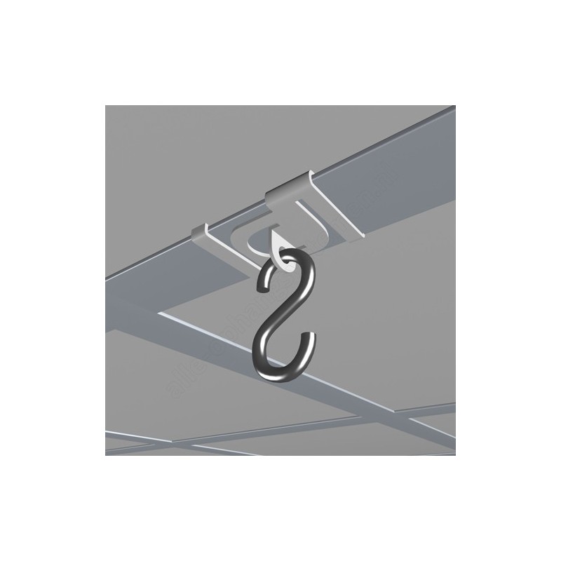 Geckoteq Klips sufitowy biały metalowy - 7kg