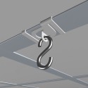 GeckoTeq Plafond clip wit metaal - 7kg