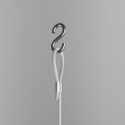 Geckoteq Clip da soffitto in metallo bianco - 7kg