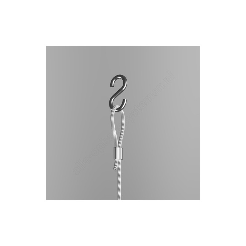 Geckoteq Loftclips hvidmetal - 7kg