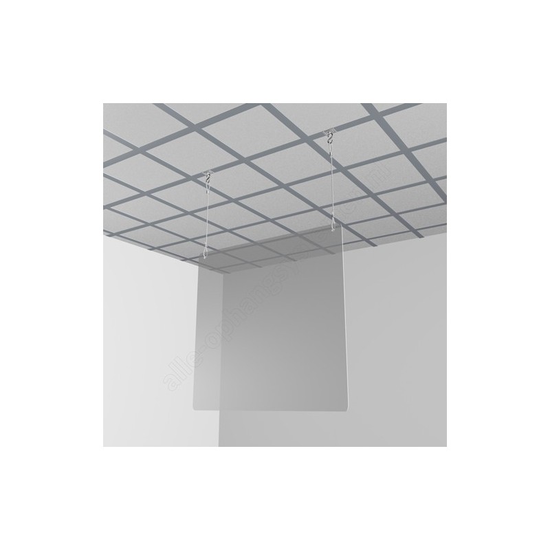 Geckoteq Ceiling clip white metal - 7kg