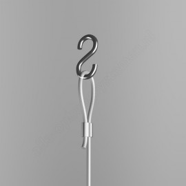GeckoTeq S-Haken verzinkter Stahl - 3mm