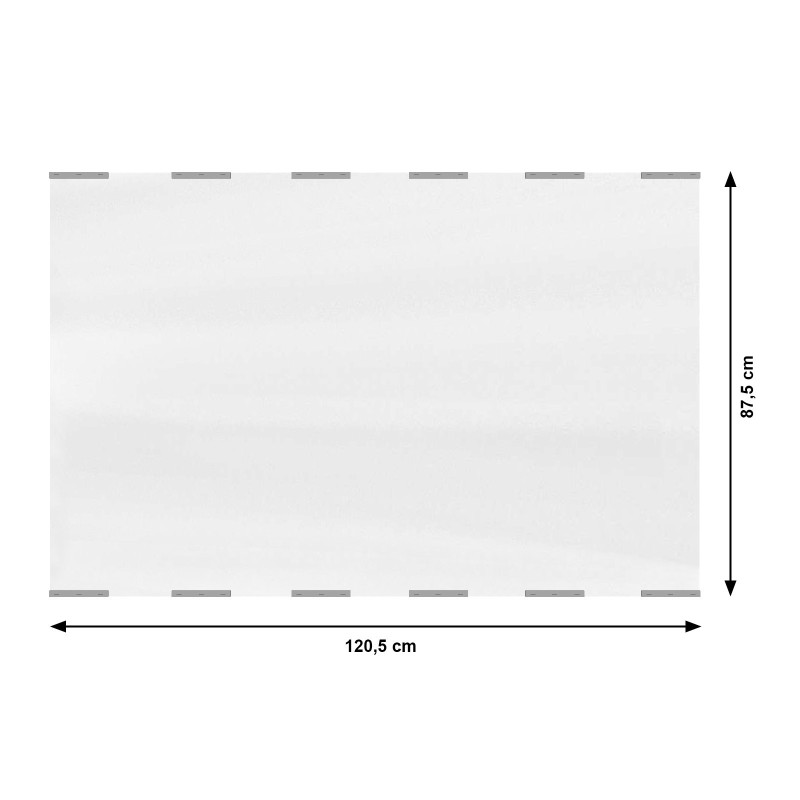 Corona Covid Cough and Sneeze Screens 122 x 89cm Silver