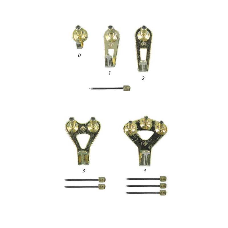 GeckoTeq Floreat wall hooks - packed per 10