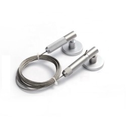 GeckoTeq Spannkabel Stahldraht Set 1,8 mm - 3 Meter