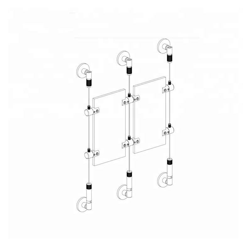 GeckoTeq Spankabel Staaldraad Set 1,8 mm - 3 meter