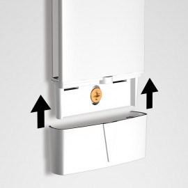 Artiteq Card Rail White (incl. all mounting Materials & Endcaps)