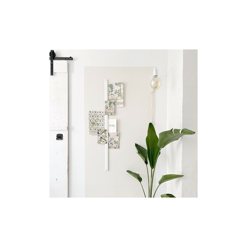 Artiteq Card Rail White (incl. all mounting Materials & Endcaps)