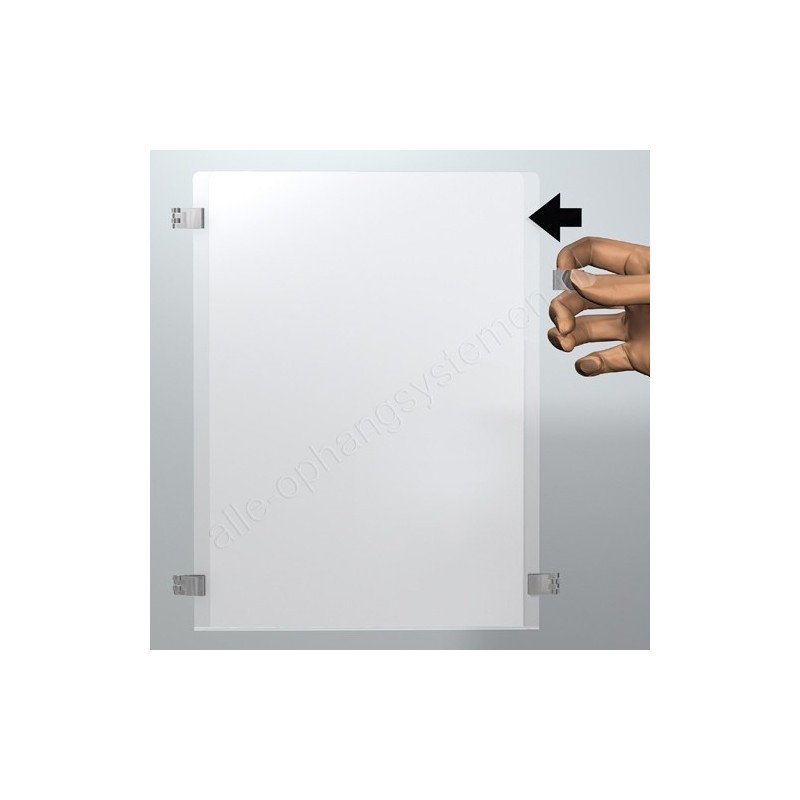 Artiteq display-it e-clip los - aluminium
