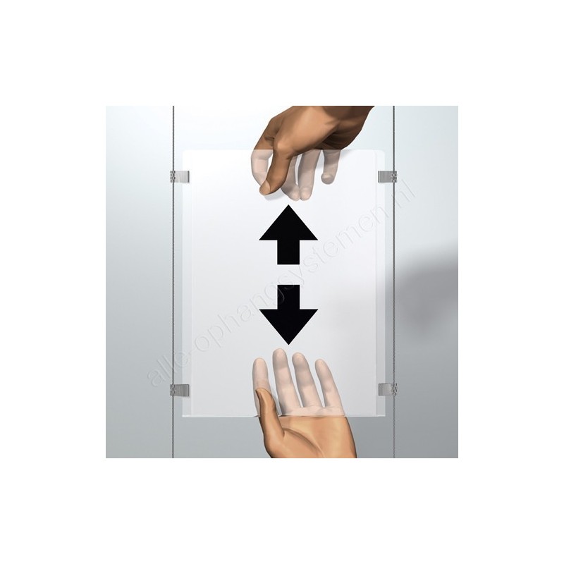 Artiteq display-it e-clip los - aluminium