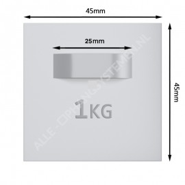 GeckoTeq Bulk verpakking DiBond Glas Forex Spiegel Hangers