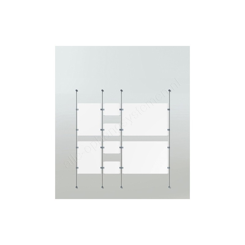 Artiteq display-it e-clip los - aluminium