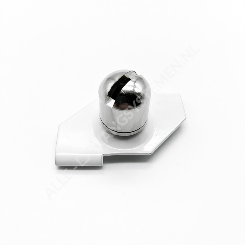 GeckoTeq metal clamp in white for suspended ceilings
