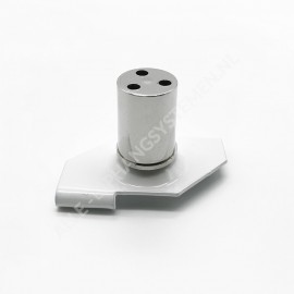 GeckoTeq metal clamp in white for suspended ceilings