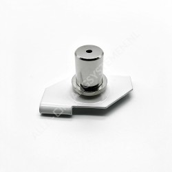 GeckoTeq metalen klem in wit voor systeemplafonds