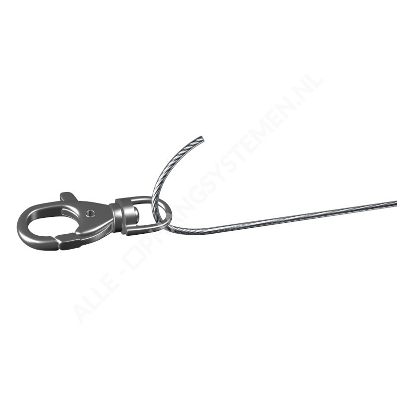 GeckoTeq Closed Snap Hook with safety and turning function