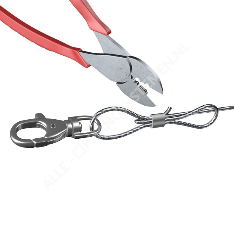 GeckoTeq Closed Snap Hook with safety and turning function