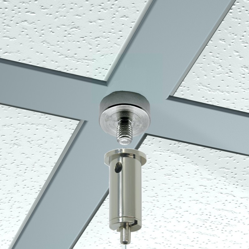 GeckoTeq Ceiling Magnet for suspended ceilings - 5,0kg