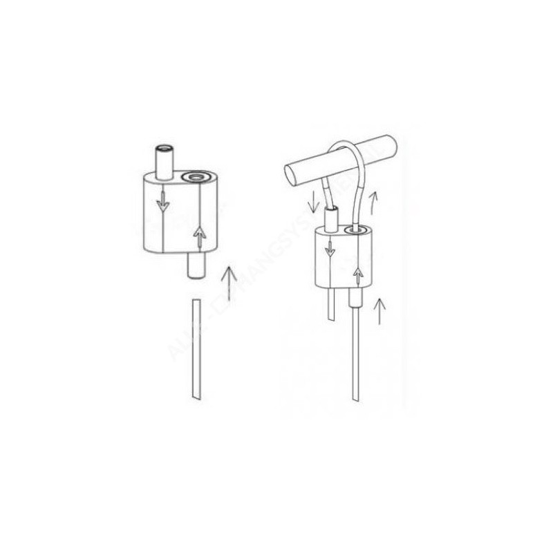 GeckoTeq Self-Locking Loop Hanger Cable Gripper for 2.0mm wire