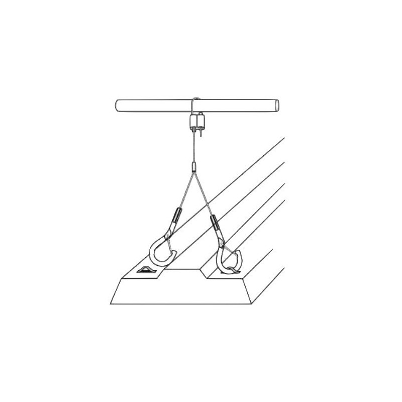 GeckoTeq Zelfremmende Lus Hanger voor 1,5mm draad