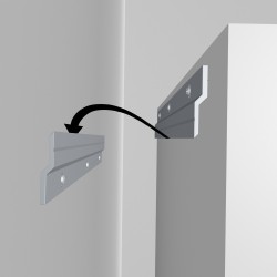 GeckoTeq Cleat Z -tangon ripustuskisko - per 2 kappaletta