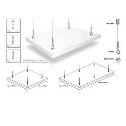 Geckoteq Spiraalikorkkiruuvi jousiankkuri - 5kg - 2 pituudessa