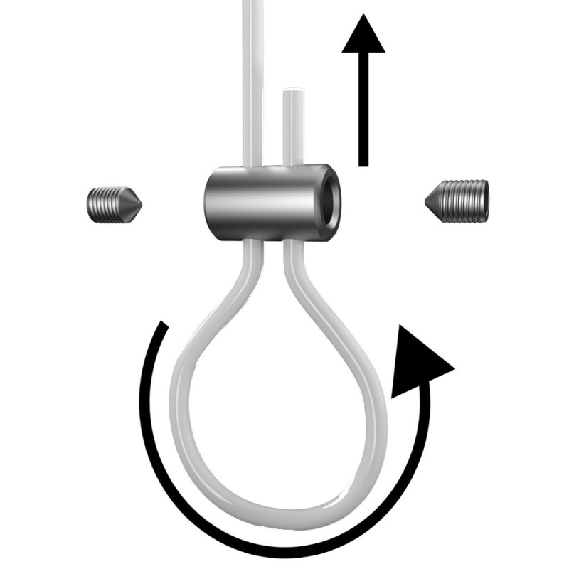 GeckoTeq Loop Maker - 10kg (mit 2 Inbusschrauben) - inkl. Inbusschlüssel