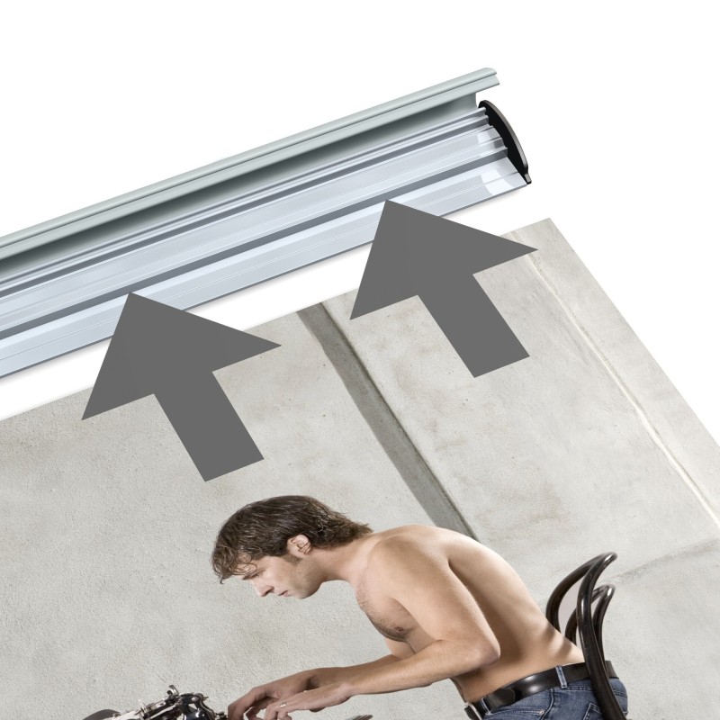 Aluminiowe zatrzaski plakatowe GeckoTeq (zestaw)