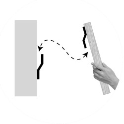 GeckoTeq Cleat Z-Bar-Hängeschiene – pro 2er-Set