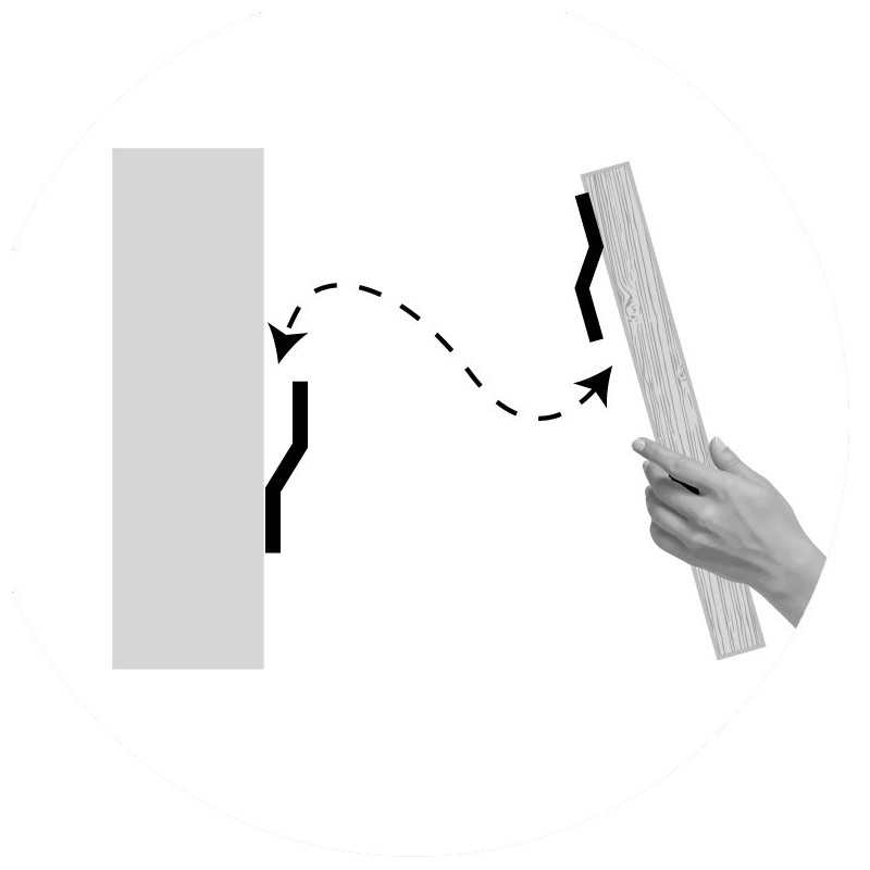 GeckoTeq Cleat Z Bar Hanging Rail - per set of 2