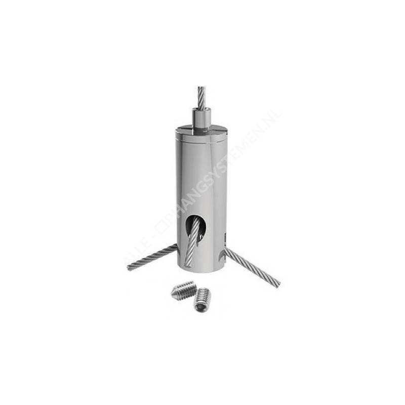 GeckoTeq Self-locking wire clamp with screw - 20kg