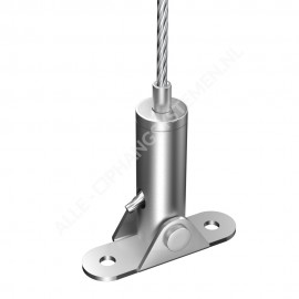 GeckoTeq Scharnierte, selbstbremsende Deckenklammer - 16/24kg