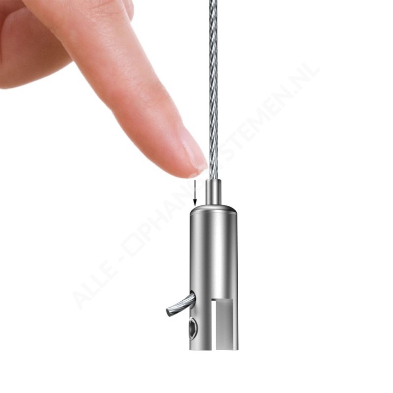 GeckoTeq Deckensegel Selbstbremsend Kabelsystem - 20kg