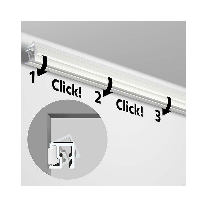 Artiteq Contour Rail Click & Connect Wand Clip