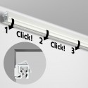 Artiteq Contour Rail Click & Connect Wall Clip