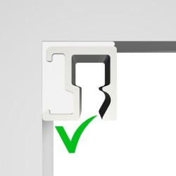 Artiteq Contour Rail (vicino al soffitto)