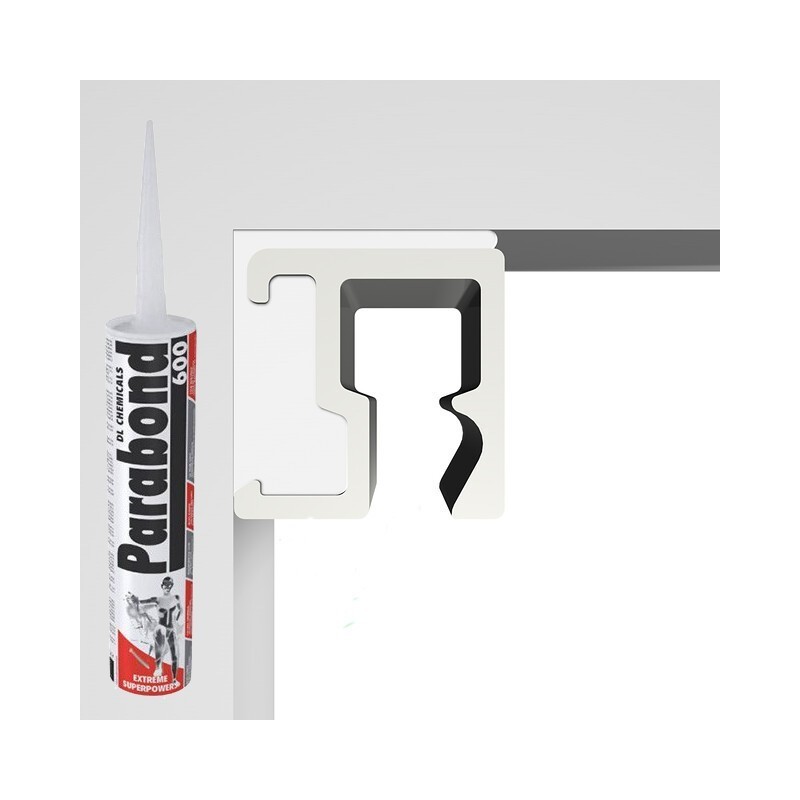 Kit Parabond 600 per montaggio su binario, clip o striscia LED - 310ml