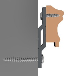 GeckoTeq Cleat Z-Bar-Hängeschiene – pro 2er-Set