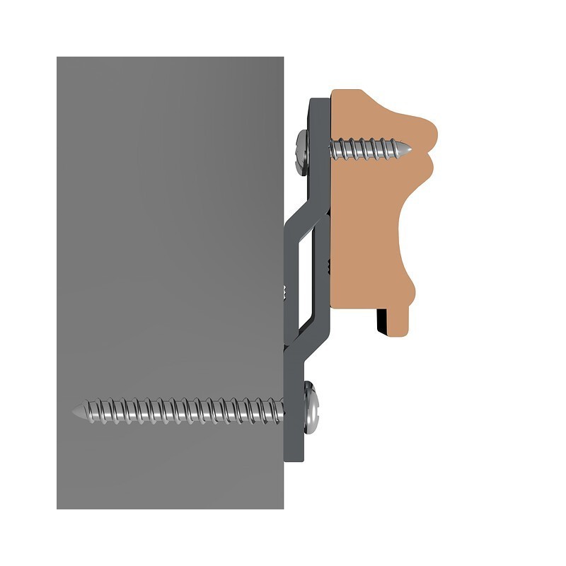 GeckoTeq Cleat Z Bar Ophang Rail - per set van 2