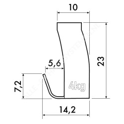 Newly H10 Mini Spring Haak - 4kg