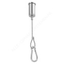 GeckoTeq LED & Akustik Panel Hänge Set 3 - Stahl 5kg