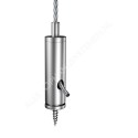 GeckoTeq LED & Akustik Panel Hänge Set 15 - Stahl 15kg