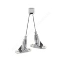 GeckoTeq Kit de suspensión de panel acústico y LED 12 - Acero 15kg