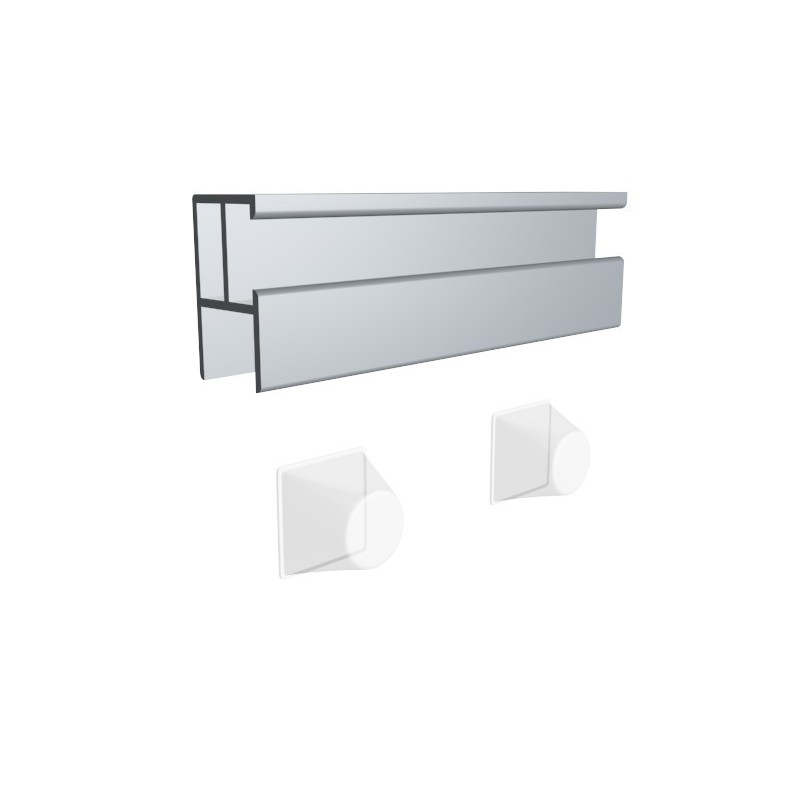 GeckoTeq-Set mit 4 PVC-Stoßfängern - 20 x 20 x 13,5 mm