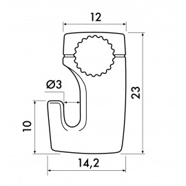Gancho Newly H50 Mini - 5kg