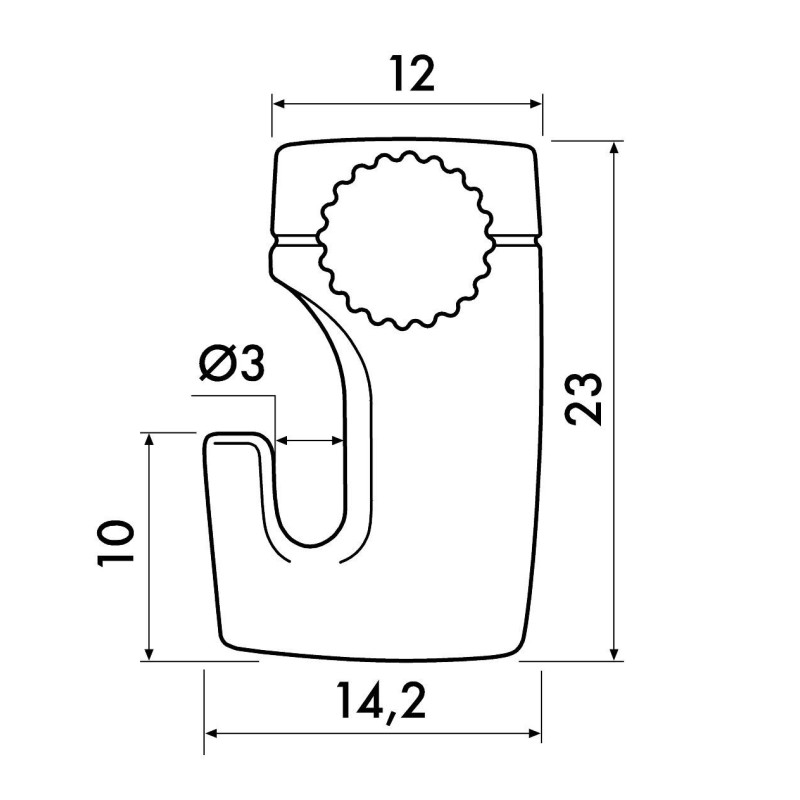 Uusi H50 minikoukku - 5kg