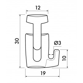 Newly H100 Selbsthemmender Haken - 20kg