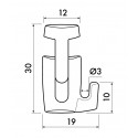 Newly H100 Selbsthemmender Haken - 20kg